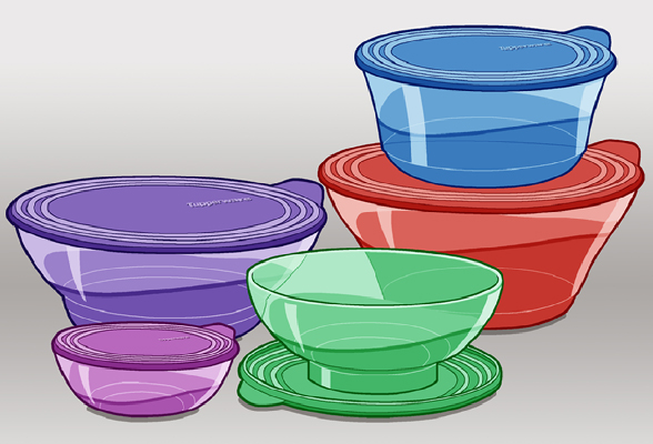 Tupperware Bowls